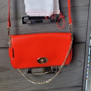 Red coach crossbody